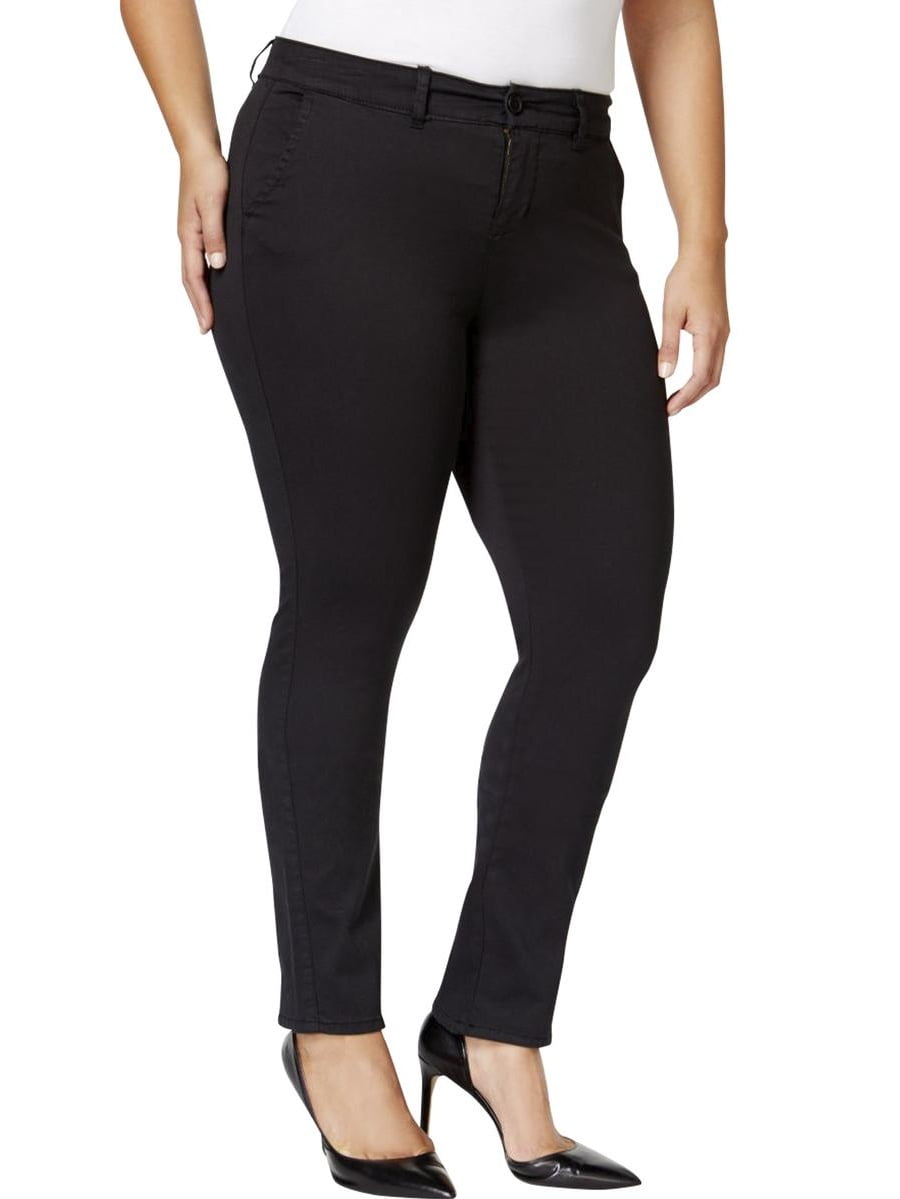 Celebrity Pink - Celebrity Pink Womens Plus Stretch Skinny Ankle Casual Pants - Walmart.com 