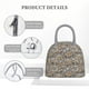 thumbnail image 4 of Balery Zebra Bolsa de Almuerzo para Mujeres, Caja de Almuerzo, Bolsa de Almuerzo Pequeña Impermeable, Tote de Almuerzo Reutilizable con Gran Capacidad, 4 of 6