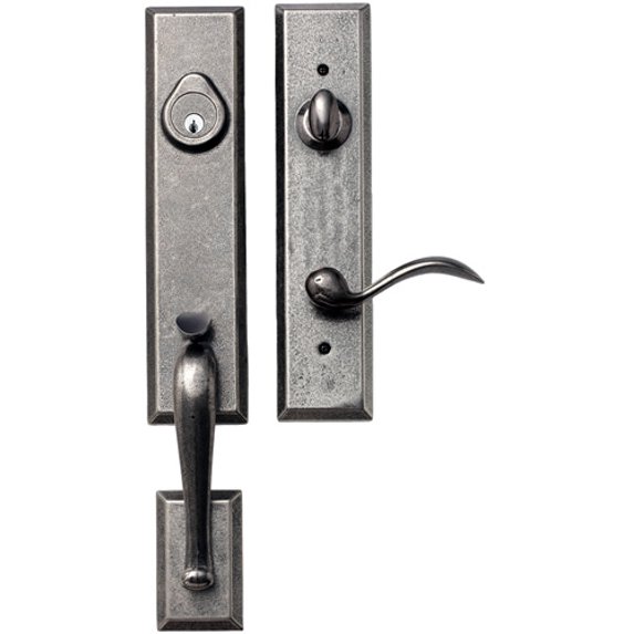 Delaney Designer 661608 Stonehenge Handleset - Dummy Set, Aged Pewter
