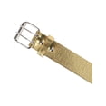 thumbnail image 3 of CTM Girl's Metallic Double Grommet Casual Belt with Roller Buckle, 3 of 5