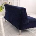 thumbnail image 2 of Funda de sofá - Sofá cama Queen Navy Plush (grande), 2 of 6