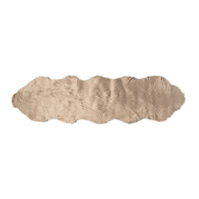 Luxe Gordon Faux Sheepskin Double Rug | 2'x6'