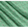 thumbnail image 3 of Soimoi Green Cotton Voile Fabric Stand & Camera Fashion Print Fabric by the Yard 42 Inch Wide, 3 of 7