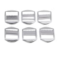 thumbnail image 2 of 6 Piezas de Correas Deslizantes de Hebilla de Cinturón Deslizador de Correas Deslizador de Cinturón para Sujetadores Correa Zulema Hebillas del resbalador del metal plateado, 2 of 6