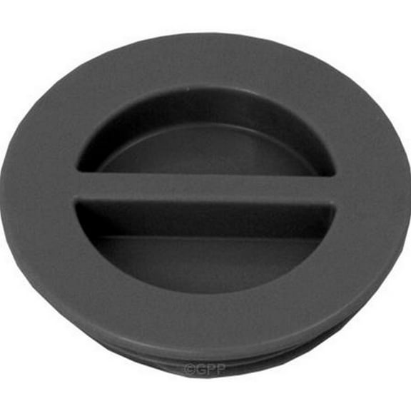 AquaStar USCG105 1.5" MPT Umbrella Stand Cap with Gasket Seal - Dark Gray