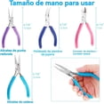 thumbnail image 2 of Juego de 4 Alicates para Joyas, Alicates Joyería, Kit Fabricación de Joyas, Herramientas para Manualidades, Pinzas Bisuteria y Joyeria Herramientas, 2 of 4