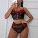 thumbnail image 5 of Lencería sexy para mujer Bordado de encaje Ahueca hacia fuera Tentación Babydoll Ropa interior Bragas Calzoncillos Ropa de dormir Traje Fridja nalpqowj38928, 5 of 9