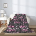 thumbnail image 2 of Fuzoiu Lovely Mom Ever Print Flannel Throw Blanket,Light Weight Warm Decorative,Throw Blanket Cover for Sofa, Couch, Bedroom,Travel-50"x40", 2 of 6