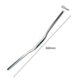 thumbnail image 5 of UDIYO Handlebar Riser Anti-oxidation Ultralight Aluminum Alloy 22.2x580mm Swallow-shaped Handlebar for Cycling, 5 of 7