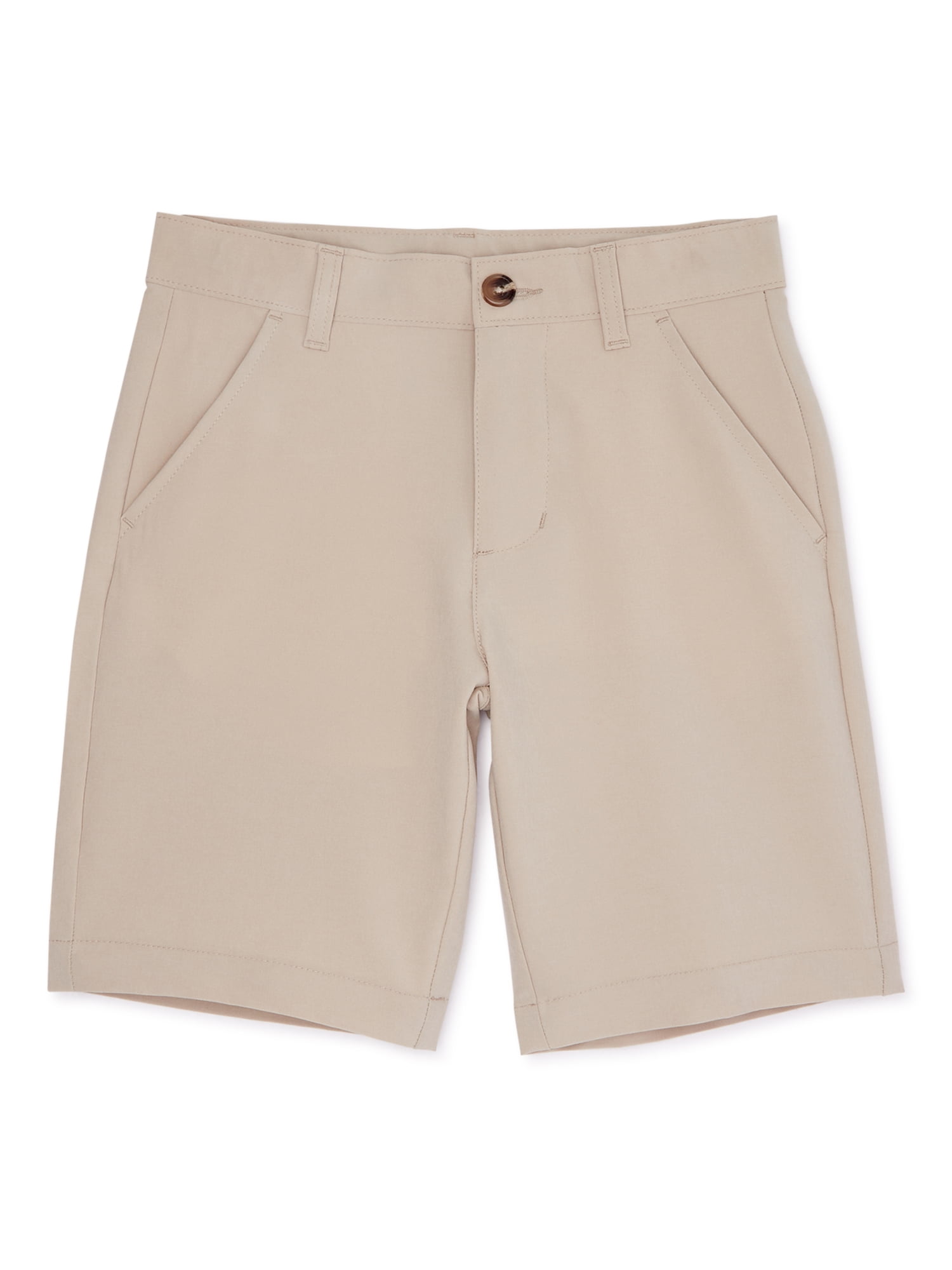 French Toast Girls School Uniform Mid Thigh Shorts Khaki Size 46x