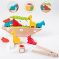 thumbnail image 3 of Bloques apilables de Juegos de Desarrollo de la interacción entre padres y hijos Juguetes apilables Juguetes para Hugo Juego de equilibrio Juguetes de madera, 3 of 7