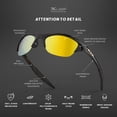 thumbnail image 5 of Kids Sunglasses - Age 2-6 Half Frame Wrap Around Sun Glasses for Boys and Girls - Little Girl and Little Boy Sunglasses for Outdoor Activities with UV400 Protection - Toddler Sports Shades, 5 of 7
