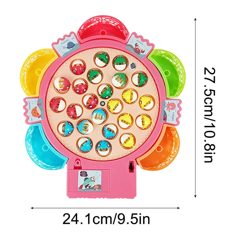 Children's Multifunctional Electric Fishing Toy Music Rotating