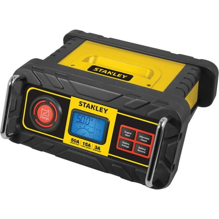 STANLEY 15 Amp Battery Charger with 50 Amp Engine Start (Best Marine Battery Charger)
