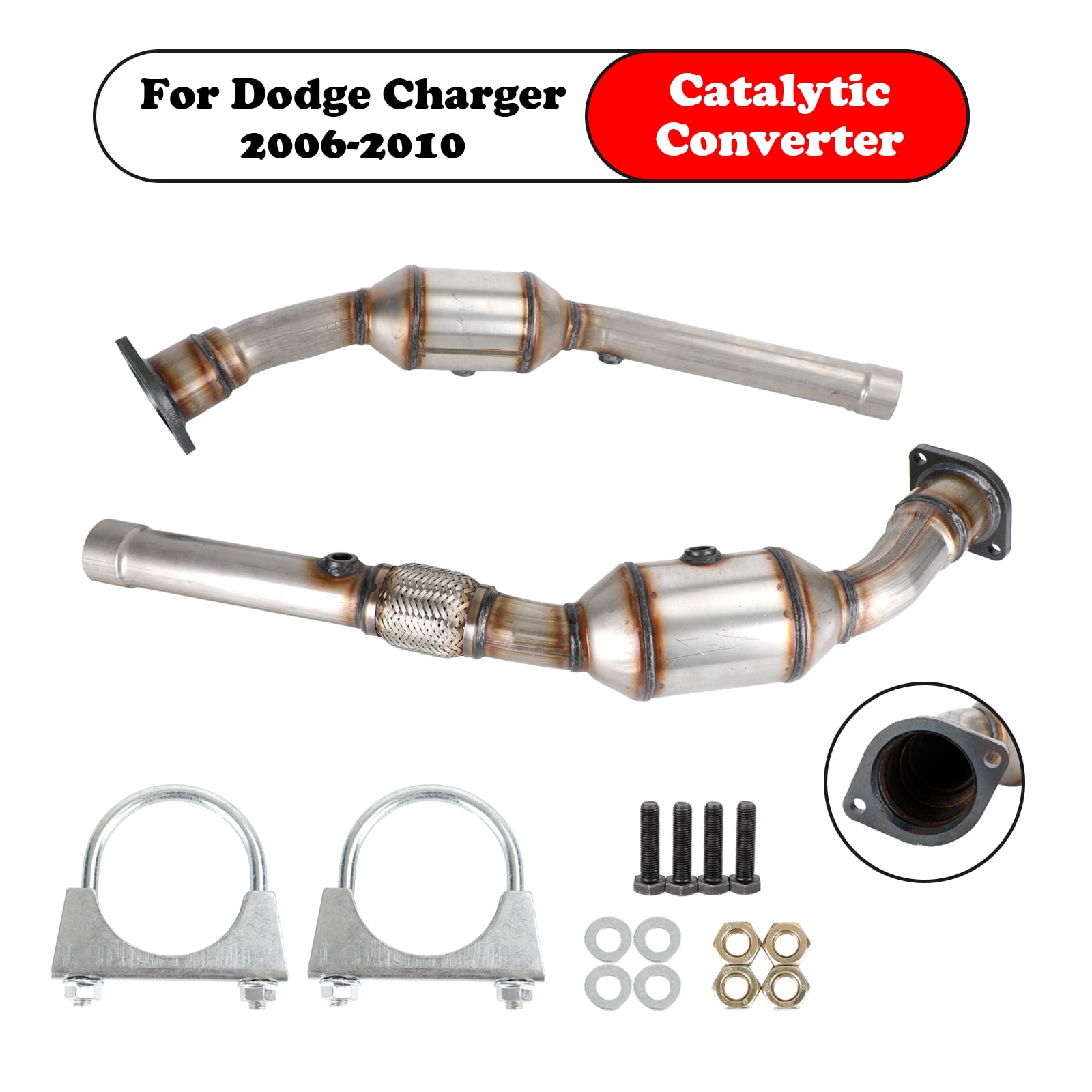 Left & Right Side Catalytic Converters For Dodge Charger 2.7L 3.5L 2006