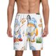 thumbnail image 1 of Fotbe Gnome Camping Fishing Pantalones Cortos de Pijama para Hombre, Ropa de Dormir, Pantalones de Pijama Cortos para Hombre-X-Large, 1 of 6