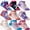 Multicolor, variant on 9 Pairs Baby Girls Grips Ankle Socks Kids Toddlers Infants Anti Slip Non Skid Funny Cartoon Crew Breathable Cotton Socks
