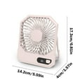 thumbnail image 3 of UttpKLBx Smart Portable Air Conditioner Hands Free Bladeless Fan Portable Air Cooler Air Cooler Fan for Room, for Outdoor Indoor Office, Travel (Pink), 3 of 7