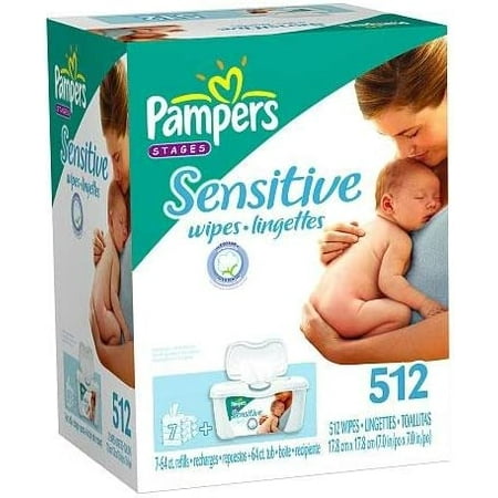 Pampers Stages Sensitive Wipes- 512 ct.
