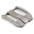 thumbnail image 4 of 2 hebillas de cinturón de repuesto plateadas para hombres y mujeres, aleación resistente, rectangular, 1,5" 2 piezas, 4 of 8