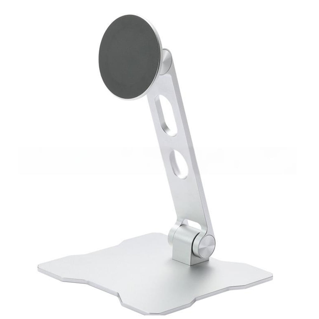 Secure Magnetic Grip Tablet Holder, 360 Degree Rotatable, Aluminum Alloy Tablet Stand for Tablets Phones