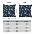 thumbnail image 2 of Yiaed Sea Creatures Print Pillow Covers Super Soft Decorative Square Throw Pillow Covers Case Cushion Covers for Sofa Couch Bedroom Car Decor（No pillow core）-26"x26", 2 of 7