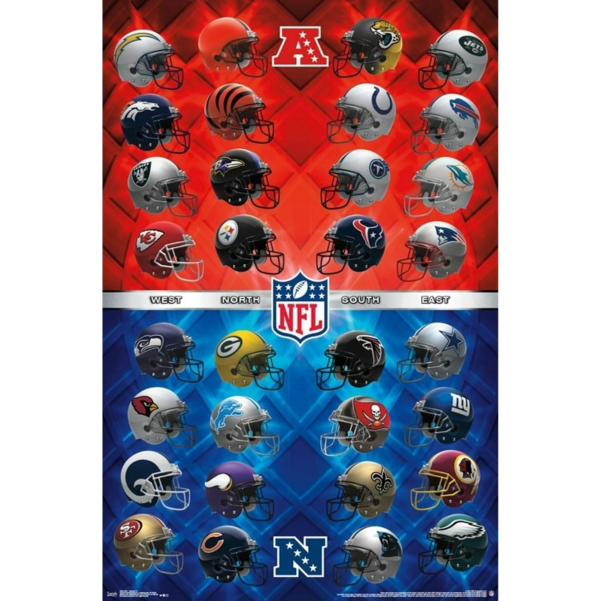 NFL - Helmets Poster Print - Item # VARTIARP15643 
