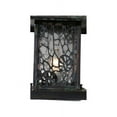 thumbnail image 4 of Meyda Tiffany 106157 1 Light Up Lighting Outdoor Post Light From The Lotus Leaf And, 4 of 6