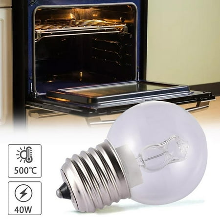

1Pc E27 40W Oven Lamp Light Bulbs 220v High Temperature Resistant 500 Degree