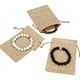 thumbnail image 2 of Lote de 24 bolsas de regalo de arpillera de 3,5x5 pulgadas con cordón, bolsas de joyería de lino, sacos de arpillera para regalos de boda, regalos de fiesta, 2 of 5
