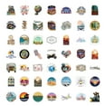 100 new outdoor travel fresh graffiti stickers notebook scooter luggage