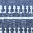 thumbnail image 3 of Ox Bay Bailey 20" x 20" Navy/White Striped Indoor/Outdoor Adult Decorative Throw Pillow, 3 of 13