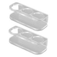 thumbnail image 3 of 2 cajas de almacenamiento de insulina con portabotellas, 3 ranuras, para refrigerador, ahorra espacio. Organizador de insulina para refrigerador., 3 of 8