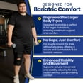 thumbnail image 4 of Brace Direct Deluxe Plus Size Internal Hinged Knee Brace | Adjustable ROM Support for Bariatric Patients Up to 8XL, 4 of 7