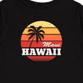 thumbnail image 4 of Inktastic Maui Hawaii Retro Sunset Boys or Girls Long Sleeve Toddler T-Shirt, 4 of 5