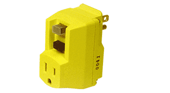 TRC 90265 Shockshield Yellow Portable GFCI Plug With Surge Protection for sale online 