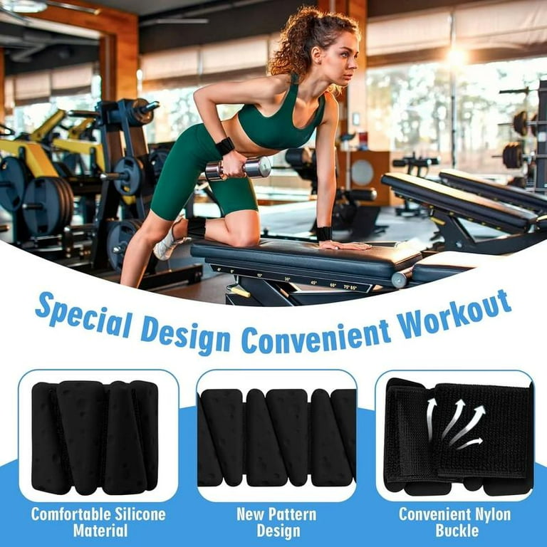Wrist Weights Set of 2, Adjustable Wrist Ankle Weights for Women