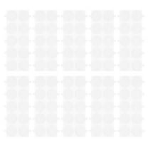 PBPBOX 100pcs Round Double Sided Adhesive Discs for Stickers with Plastic White Sealing