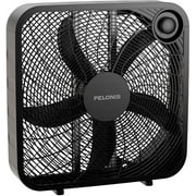 Sinda 3-Speed Box Fan For Full-Force Circulation With Air Conditioner, Upgrade Floor Fan, Black & Honeywell HT900C TurboForce® 7" Power Air Circulator, Black, with 90 Degree Head Pivot, Eco-Friendly