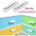 thumbnail image 4 of Poignée de Porte de Balcon Extérieure, 2 Poignées de Porte de patio, Adaptée pour la Maison, Tiroirs de Bureau, Portes d'Armoire, Etc. avec Vis (Blanc), 4 of 5