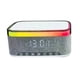 thumbnail image 1 of Altavoz Bluetooth con Carga Inalámbrica Luz LED Ambiental y Despertador- Radio FM Carga USB 15W, 1 of 5
