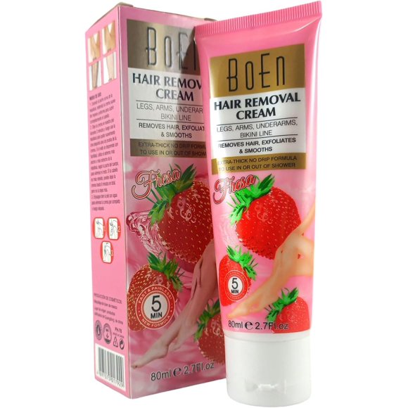 Crema Depiladora Corporal de Fresa 80 ml