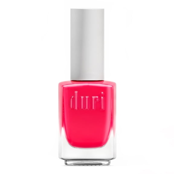 Duri Nail Enamel, 151N Poison, Neon Nail Polish, Hot Pink, Matte Finish, Easy At-Home Application, 0.45 fl. oz.