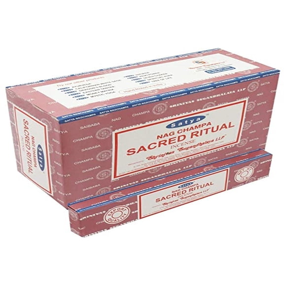Varillas de incienso Satya Nag Champa Sacred Ritual, 15 g