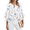 1-White-Floral, variant on Blouses for Women 3/4 Ruffle Sleeve Summer Tops V Neck Business Work Blouse Dressy Casual Shirts