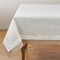 thumbnail image 1 of SARO 1982.I67S 67 in. Square Layered Design Tablecloth - Ivory, 1 of 1