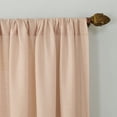thumbnail image 4 of No. 918 Daniela 1-Piece Linen Blend Semi-Sheer Rod Pocket Curtain Panel, 54"x84", Blush, 4 of 7