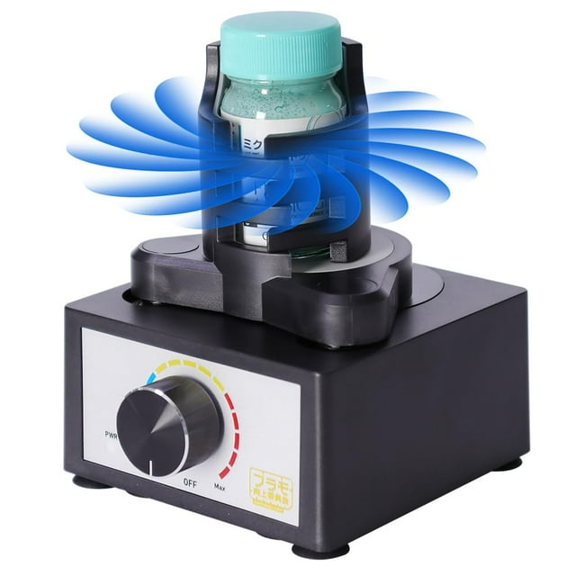 Mini Vortex Mixer, DIY/Model Paint Shaker, Hands-Free, 300~2400rpm, Suitable 10-100ml, Three-Stage Speed, Paint Mix for Lab, Nail Polish, Eyelash Adhesive
