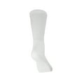 thumbnail image 6 of 4 Pairs of Nobles Diabetic White Non Skid Gripper Hospital Slipper Crew Socks Size 10-13, 6 of 7