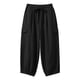thumbnail image 4 of Pantalones de Lino Mujeres Color Sólido Cintura Elástica Pantalones de Ropa de Trabajo Casual Longitud Del Tobillo Verano, 4 of 8